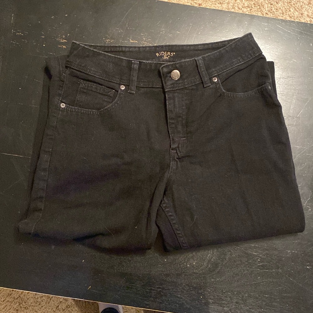 Riders by Lee, black jean size 10